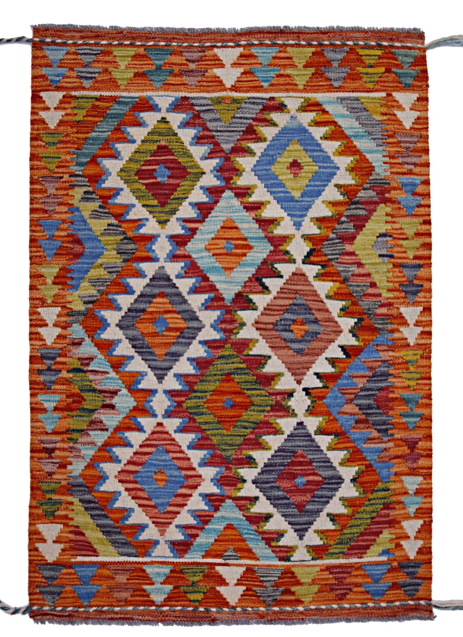 Handmade Afghan Maimana Kilim | 121 x 82 cm | 4' x 2'9" - Najaf Rugs & Textile