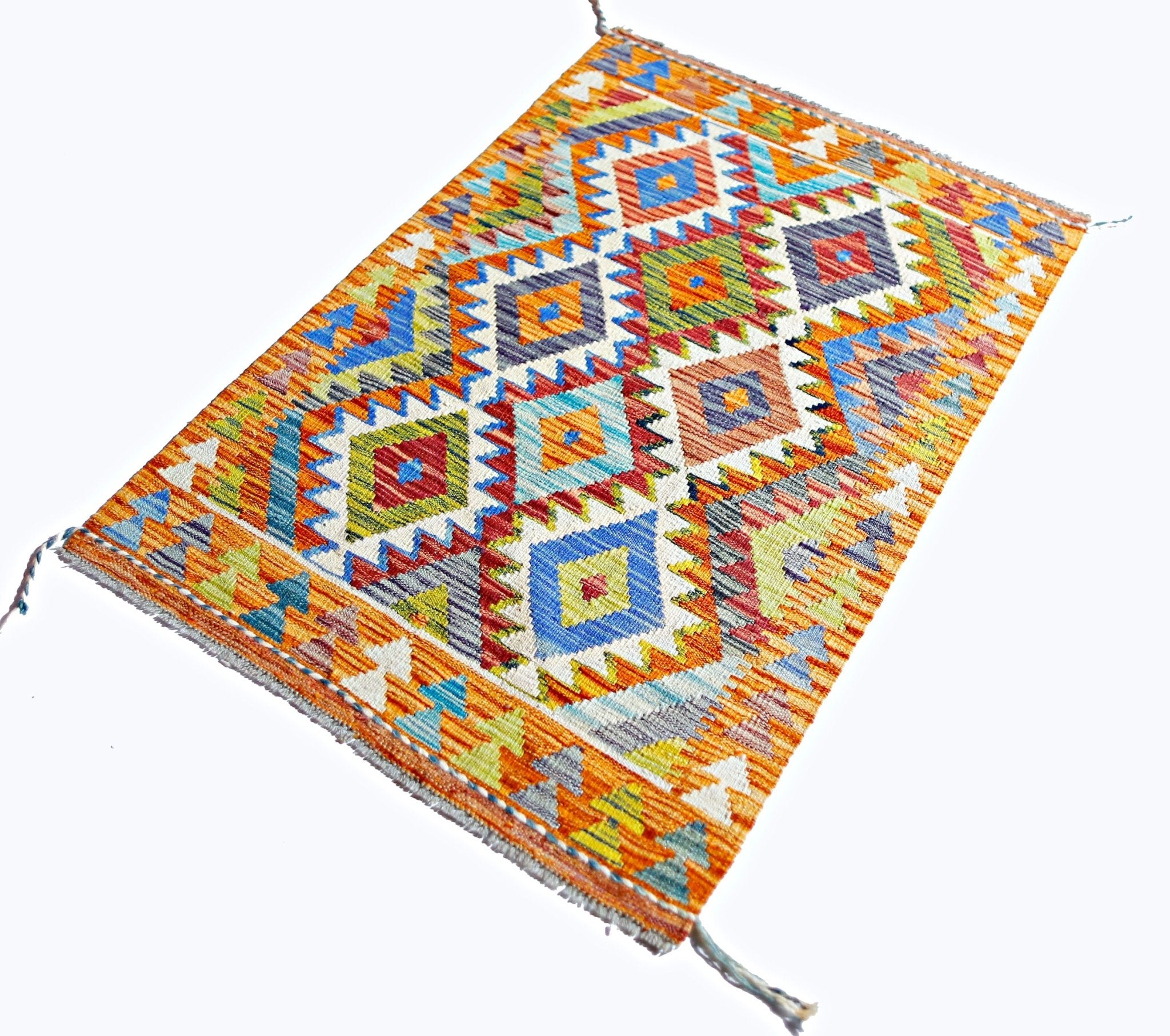 Handmade Afghan Maimana Kilim | 121 x 82 cm | 4' x 2'9" - Najaf Rugs & Textile