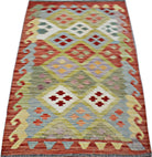 Handmade Afghan Maimana Kilim | 121 x 83 cm | 4' x 2'9" - Najaf Rugs & Textile