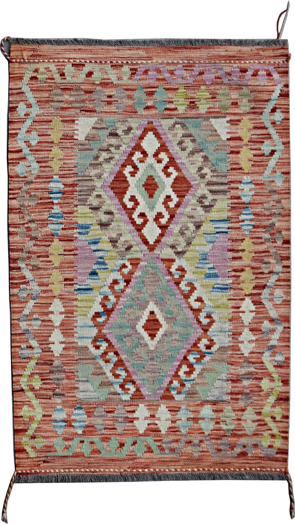 Handmade Afghan Maimana Kilim | 121 x 83 cm | 4' x 2'9" - Najaf Rugs & Textile