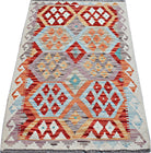 Handmade Afghan Maimana Kilim | 122 x 82 cm | 4'10" x 2'8" - Najaf Rugs & Textile