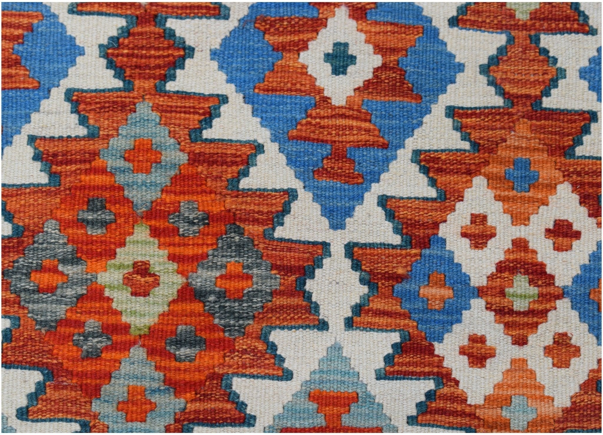 Handmade Afghan Maimana Kilim | 124 x 84 cm | 4'11" x 2'9" - Najaf Rugs & Textile