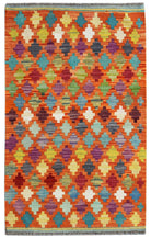 Handmade Afghan Maimana Kilim | 125 x 77 cm | 4'1" x 2'1" - Najaf Rugs & Textile