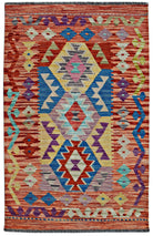 Handmade Afghan Maimana Kilim | 125 x 81 cm | 4'2" x 2'8" - Najaf Rugs & Textile