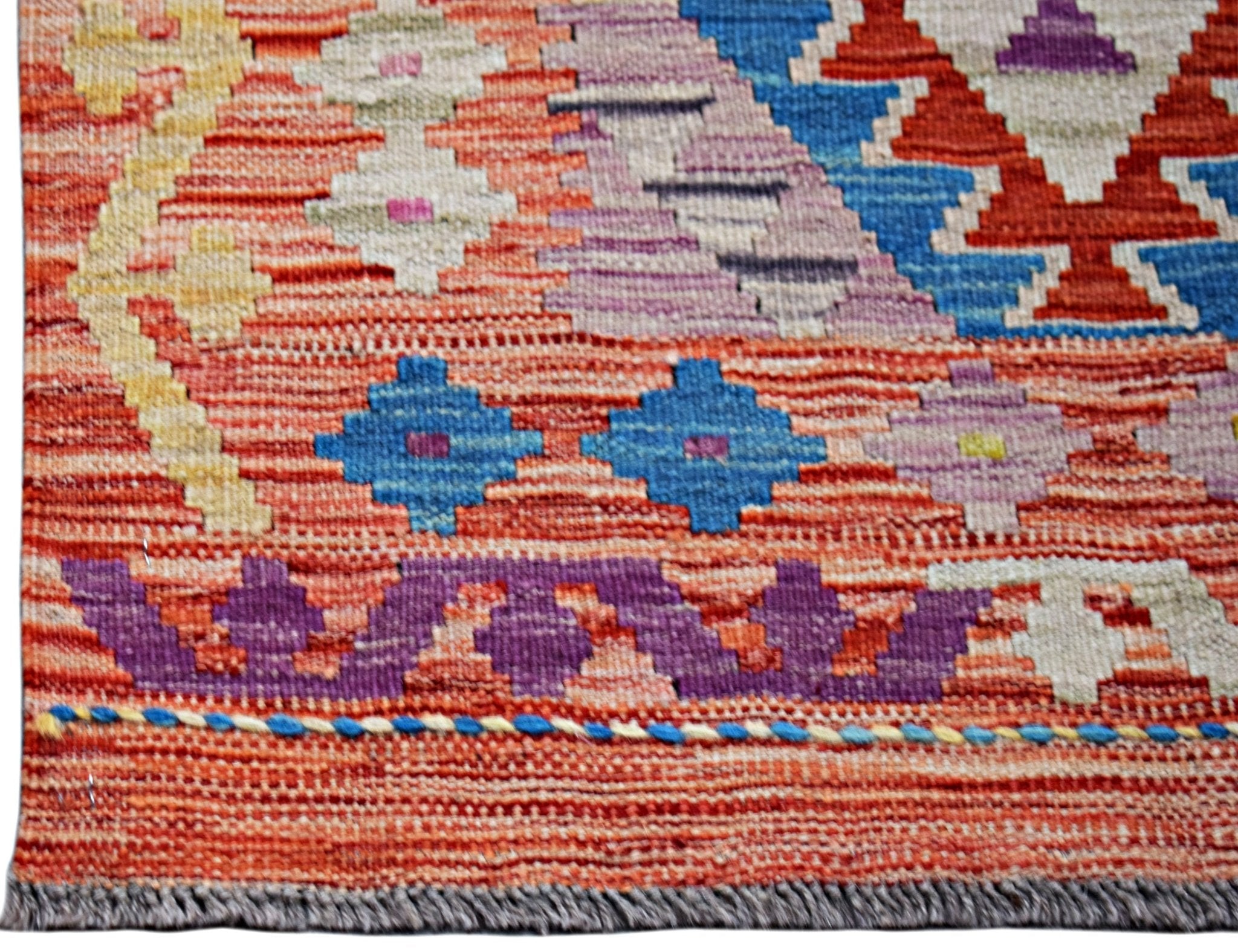 Handmade Afghan Maimana Kilim | 125 x 81 cm | 4'2" x 2'8" - Najaf Rugs & Textile