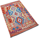 Handmade Afghan Maimana Kilim | 125 x 81 cm | 4'2" x 2'8" - Najaf Rugs & Textile