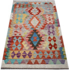 Handmade Afghan Maimana Kilim | 126 x 80 cm | 4'2" x 2'8" - Najaf Rugs & Textile