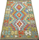 Handmade Afghan Maimana Kilim | 127 x 77 cm | 4'2" x 2'8" - Najaf Rugs & Textile