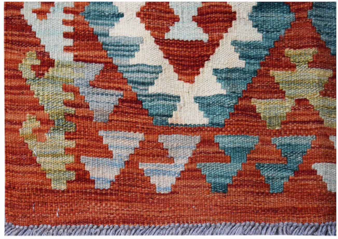 Handmade Afghan Maimana Kilim | 128 x 74 cm | 4'3" x 2'5" - Najaf Rugs & Textile