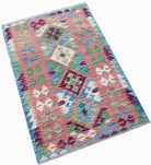 Handmade Afghan Maimana Kilim | 128 x 78 cm | 4'2" x 2'7" - Najaf Rugs & Textile