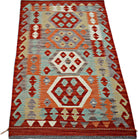 Handmade Afghan Maimana Kilim | 129 x 79 cm | 4'3" x 2'7" - Najaf Rugs & Textile