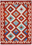 Handmade Afghan Maimana Kilim | 129 x 86 cm | 4'3" x 2'10" - Najaf Rugs & Textile