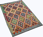 Handmade Afghan Maimana Kilim | 130 x 84 cm | 4'3" x 2'9" - Najaf Rugs & Textile