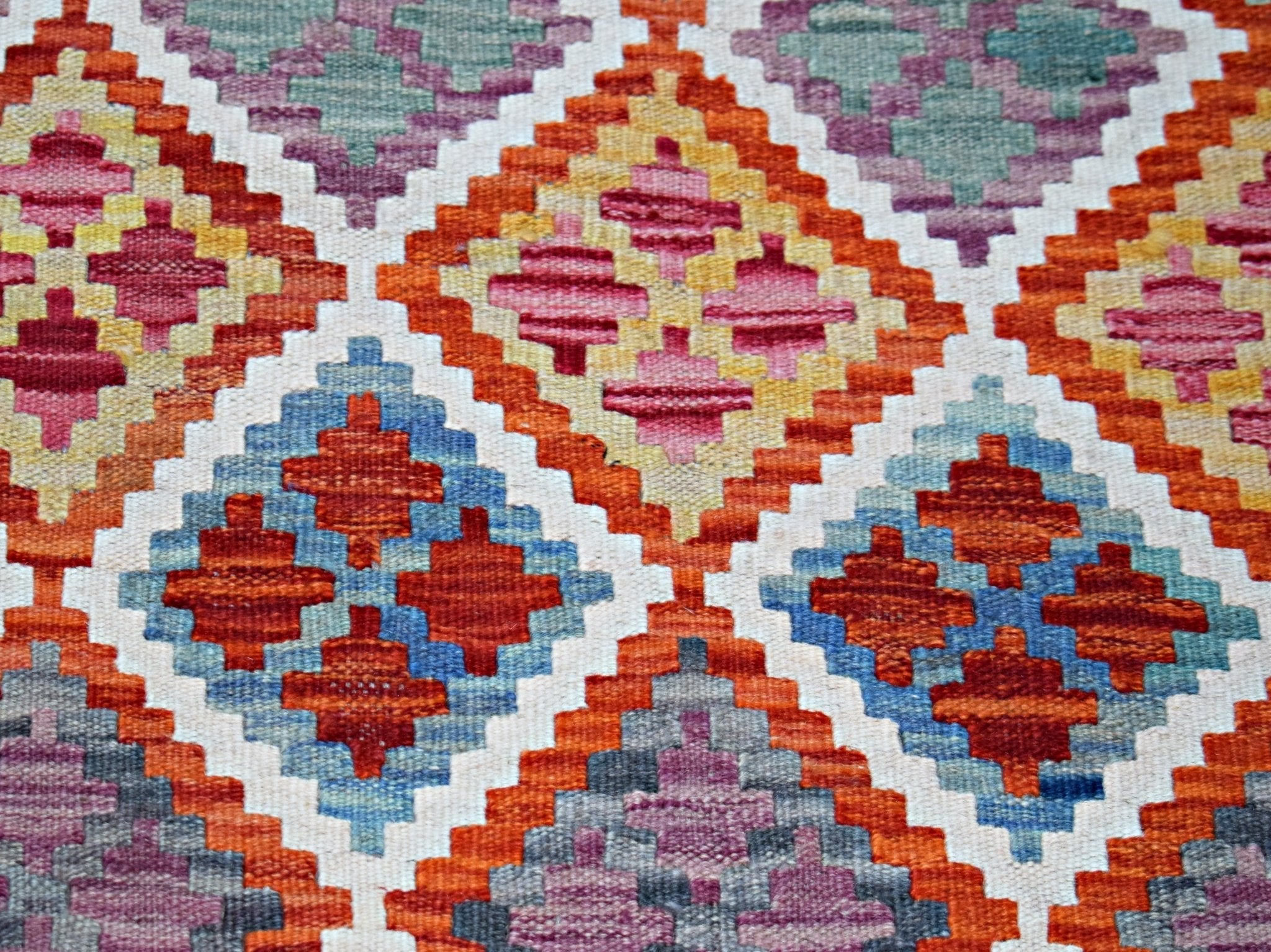 Handmade Afghan Maimana Kilim | 130 x 87 cm | 4'3" x 2'10" - Najaf Rugs & Textile