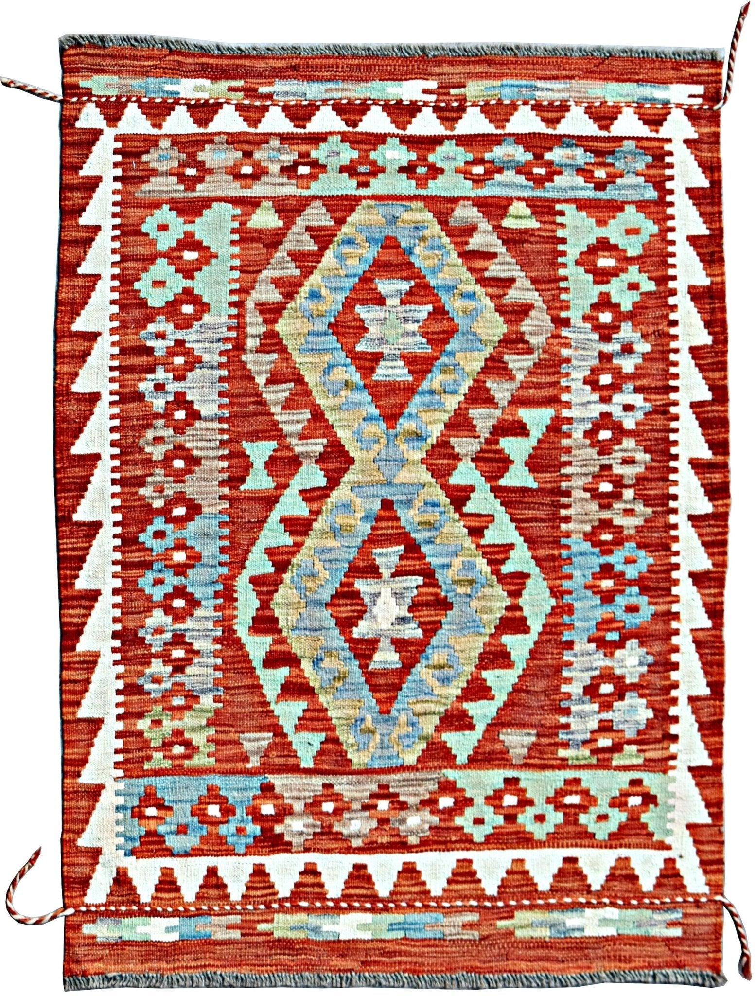 Handmade Afghan Maimana Kilim | 130 x 94 cm | 4'3" x 3'1" - Najaf Rugs & Textile