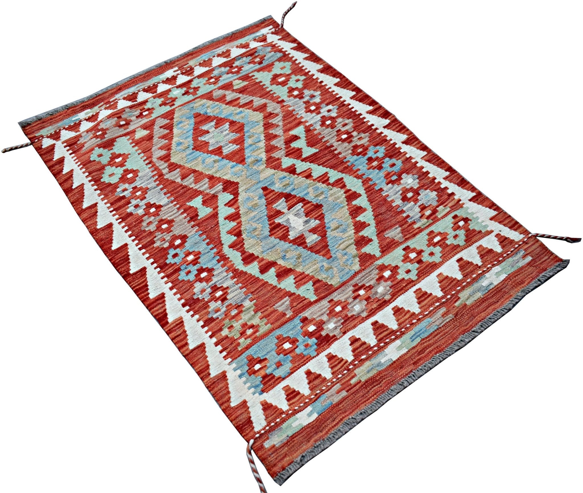 Handmade Afghan Maimana Kilim | 130 x 94 cm | 4'3" x 3'1" - Najaf Rugs & Textile