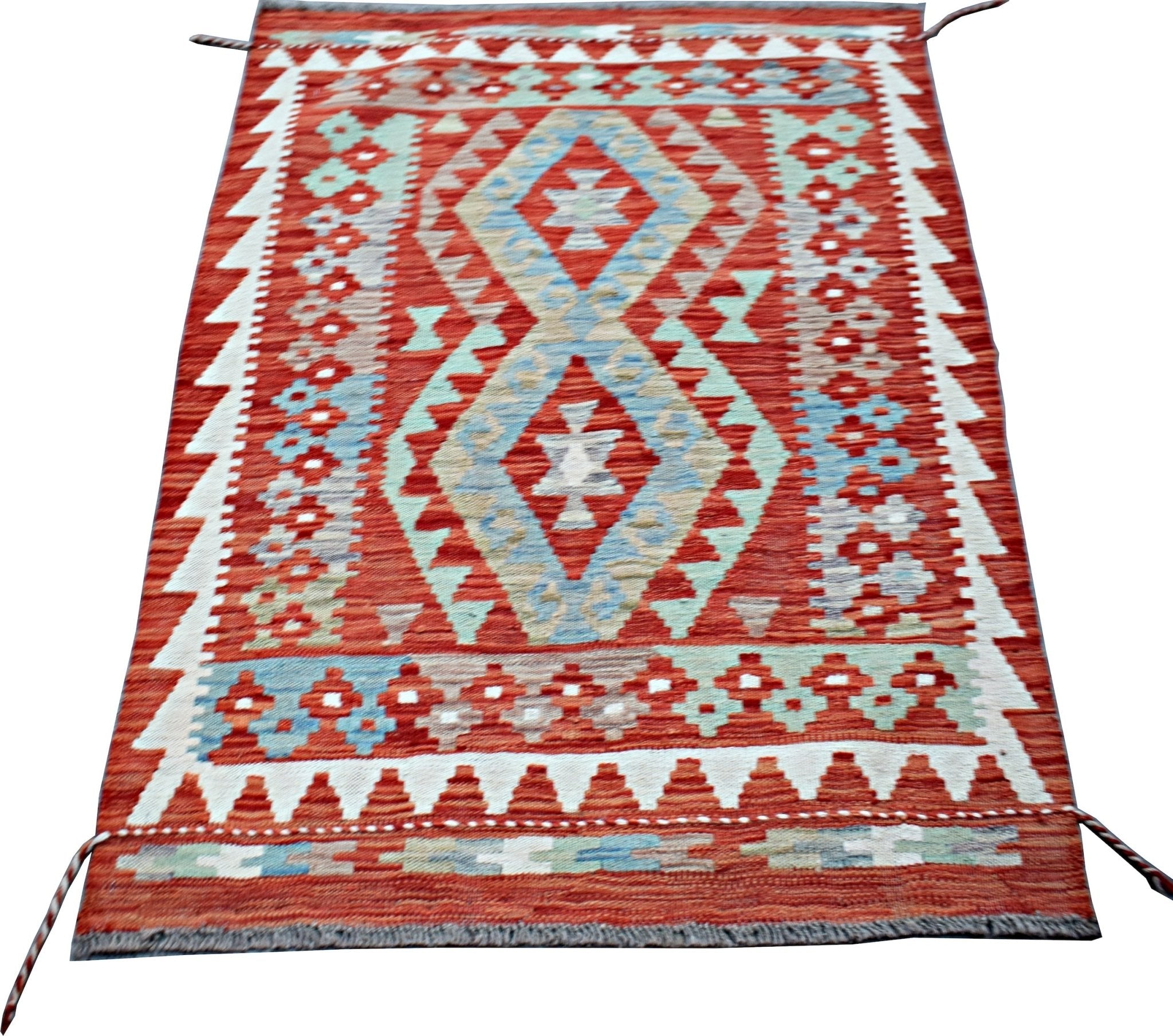 Handmade Afghan Maimana Kilim | 130 x 94 cm | 4'3" x 3'1" - Najaf Rugs & Textile