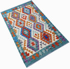 Handmade Afghan Maimana Kilim | 131 x 82 cm | 4'4" x 2'8" - Najaf Rugs & Textile