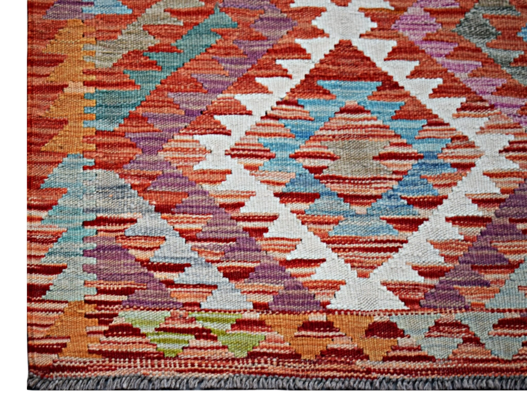 Handmade Afghan Maimana Kilim | 132 x 78 cm | 4'4" x 2'7" - Najaf Rugs & Textile