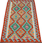 Handmade Afghan Maimana Kilim | 132 x 82 cm | 4'2" x 2'8" - Najaf Rugs & Textile