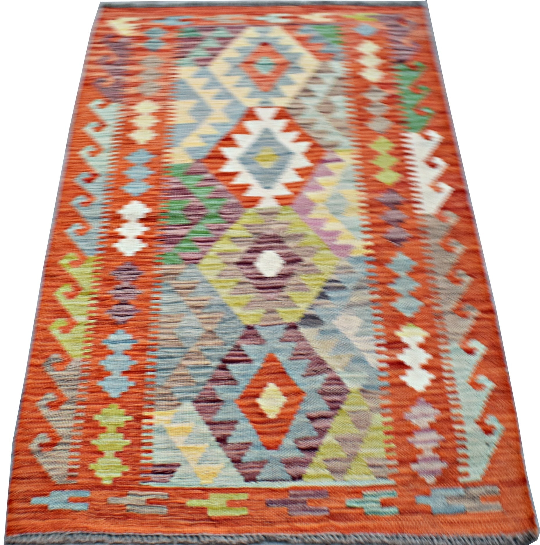 Handmade Afghan Maimana Kilim | 132 x 83 cm | 4'4" x 2'9" - Najaf Rugs & Textile