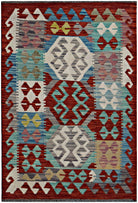 Handmade Afghan Maimana Kilim | 132 x 85 cm | 4'4" x 2'10" - Najaf Rugs & Textile