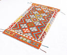 Handmade Afghan Maimana Kilim | 134 x 82 cm | 4'5" x 2'9" - Najaf Rugs & Textile