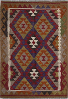 Handmade Afghan Maimana Kilim | 145 x 104 cm | 4'9" x 3'5" - Najaf Rugs & Textile