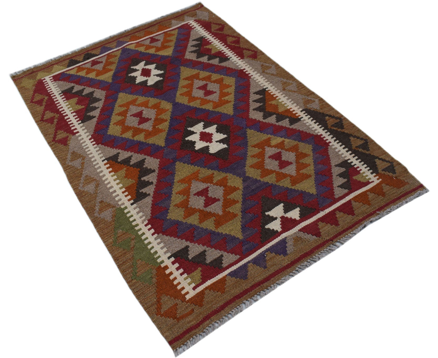 Handmade Afghan Maimana Kilim | 145 x 104 cm | 4'9" x 3'5" - Najaf Rugs & Textile