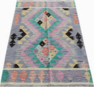 Handmade Afghan Maimana Kilim | 146 x 105 cm | 4'10" x 3'5" - Najaf Rugs & Textile