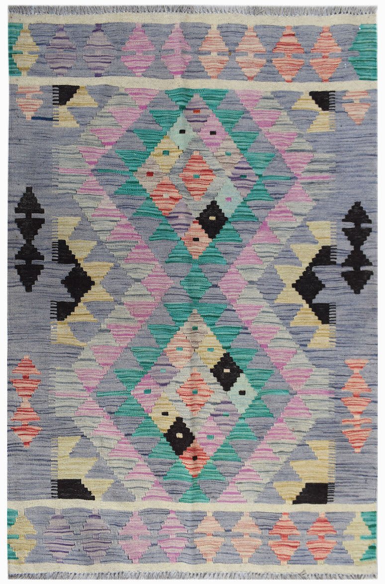 Handmade Afghan Maimana Kilim | 146 x 105 cm | 4'10" x 3'5" - Najaf Rugs & Textile