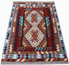 Handmade Afghan Maimana Kilim | 147 x 103 cm | 4'10" x 3'5" - Najaf Rugs & Textile