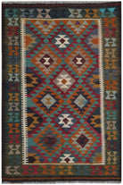 Handmade Afghan Maimana Kilim | 151 x 102 cm | 4'11" x 3'4" - Najaf Rugs & Textile