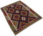 Handmade Afghan Maimana Kilim | 154 x 112 cm | 5' x 3'8" - Najaf Rugs & Textile