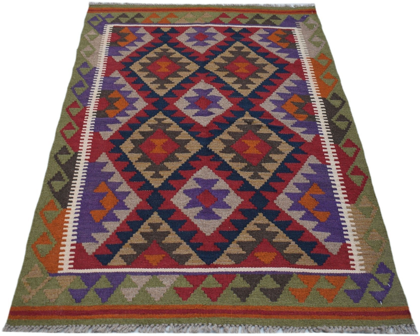 Handmade Afghan Maimana Kilim | 155 x 102 cm | 5'1" x 3'4" - Najaf Rugs & Textile