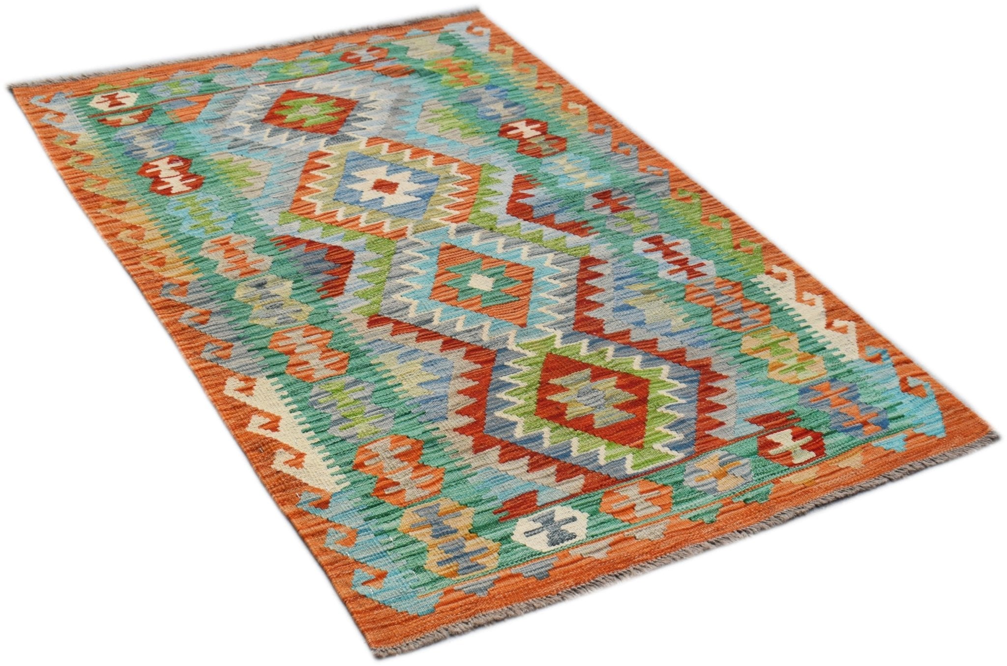 Handmade Afghan Maimana Kilim | 157 x 103 cm | 5'2" x 3'4" - Najaf Rugs & Textile