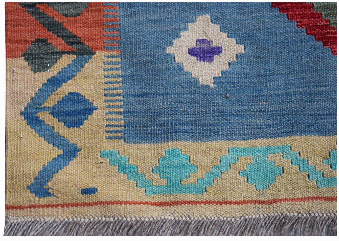 Handmade Afghan Maimana Kilim | 160 x 103 cm | 5'3" x 3'5" - Najaf Rugs & Textile