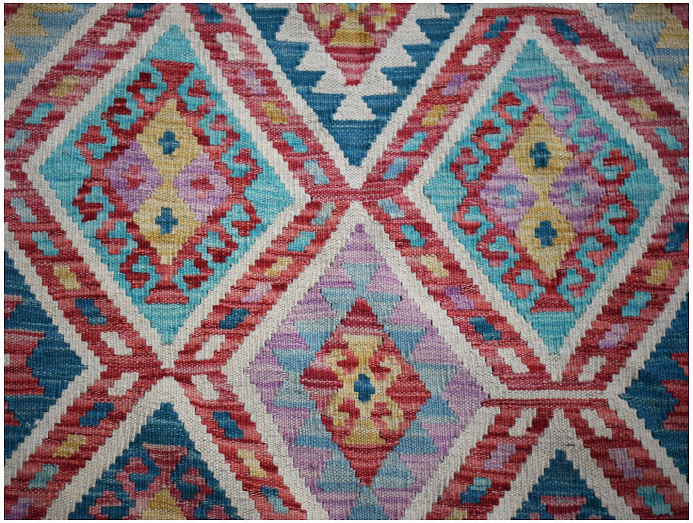 Handmade Afghan Maimana Kilim | 170 x 129 cm | 5'7" x 4'3" - Najaf Rugs & Textile