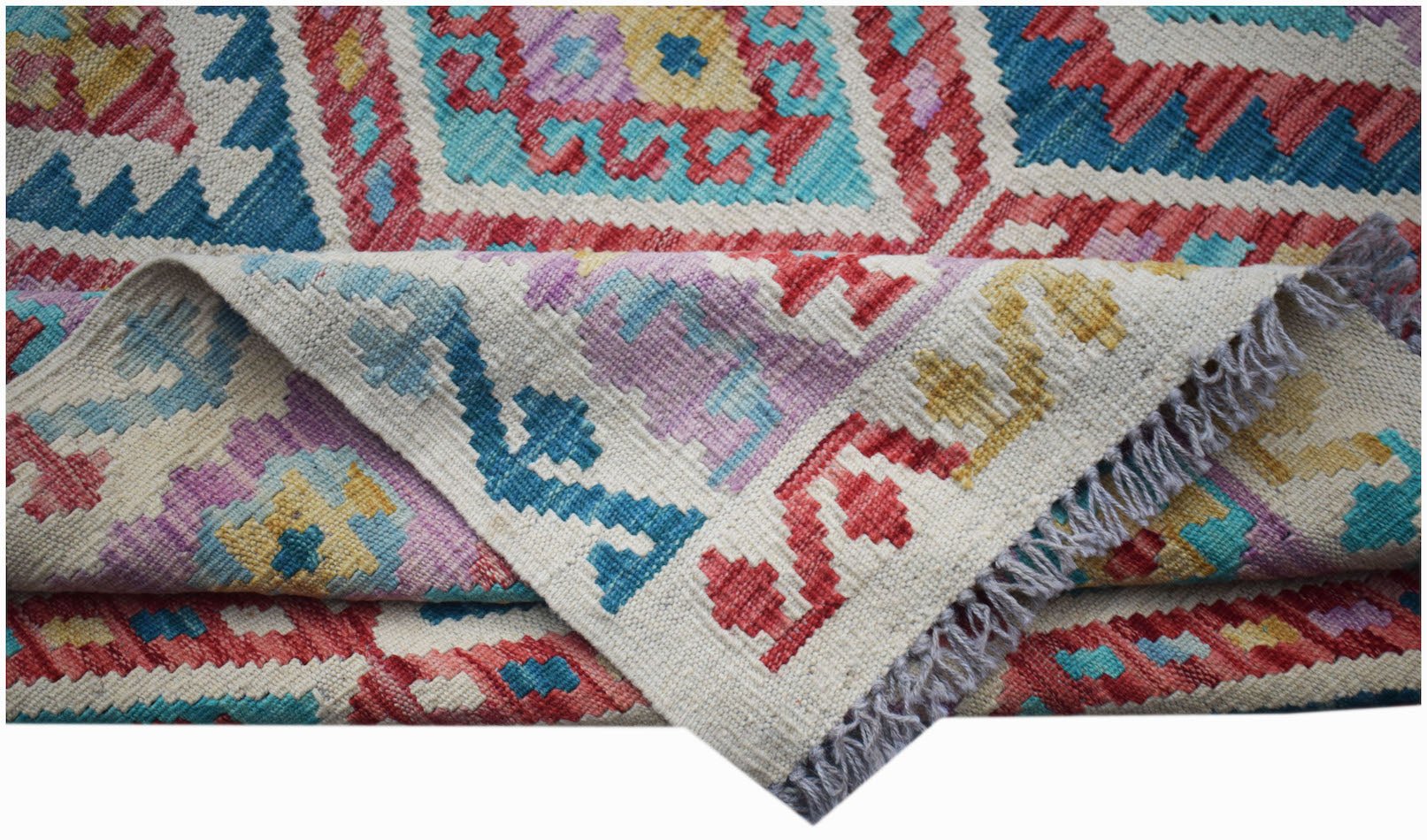 Handmade Afghan Maimana Kilim | 170 x 129 cm | 5'7" x 4'3" - Najaf Rugs & Textile