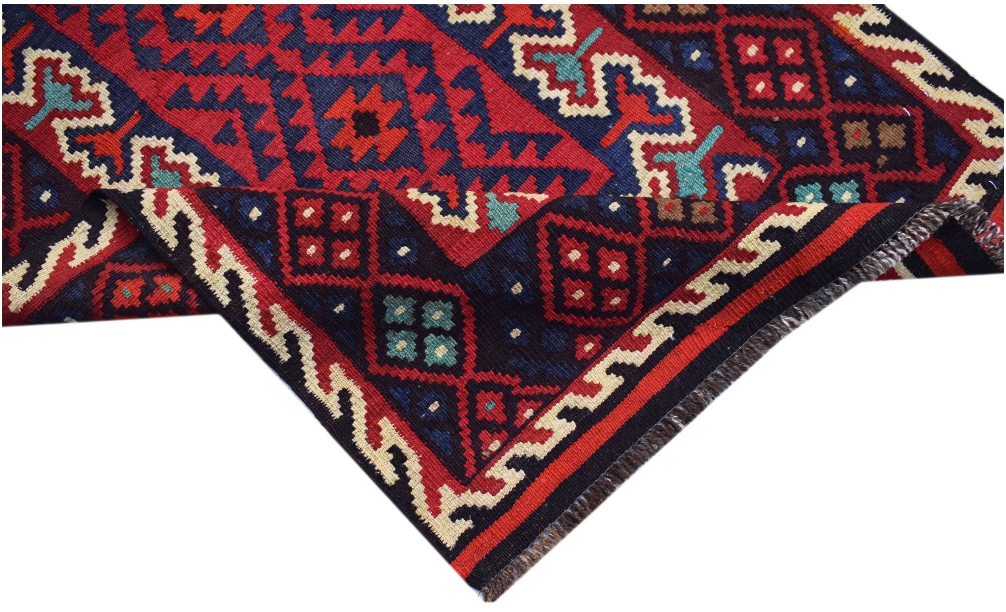 Handmade Afghan Maimana Kilim | 173 x 83 cm | 5'8" x 2'9" - Najaf Rugs & Textile