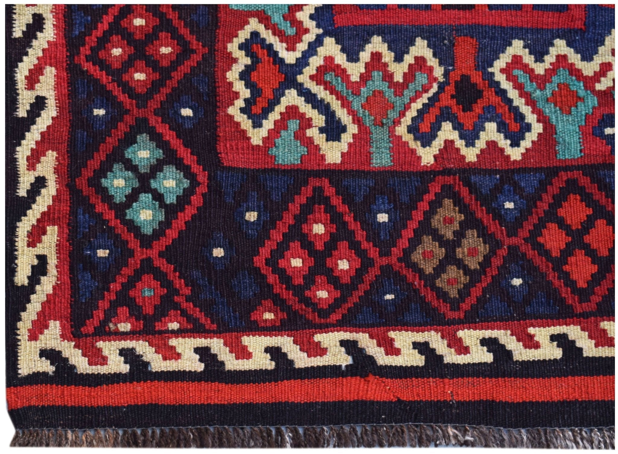 Handmade Afghan Maimana Kilim | 173 x 83 cm | 5'8" x 2'9" - Najaf Rugs & Textile