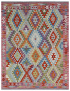 Handmade Afghan Maimana Kilim | 177 x 136 cm | 5'1" x 4'6" - Najaf Rugs & Textile