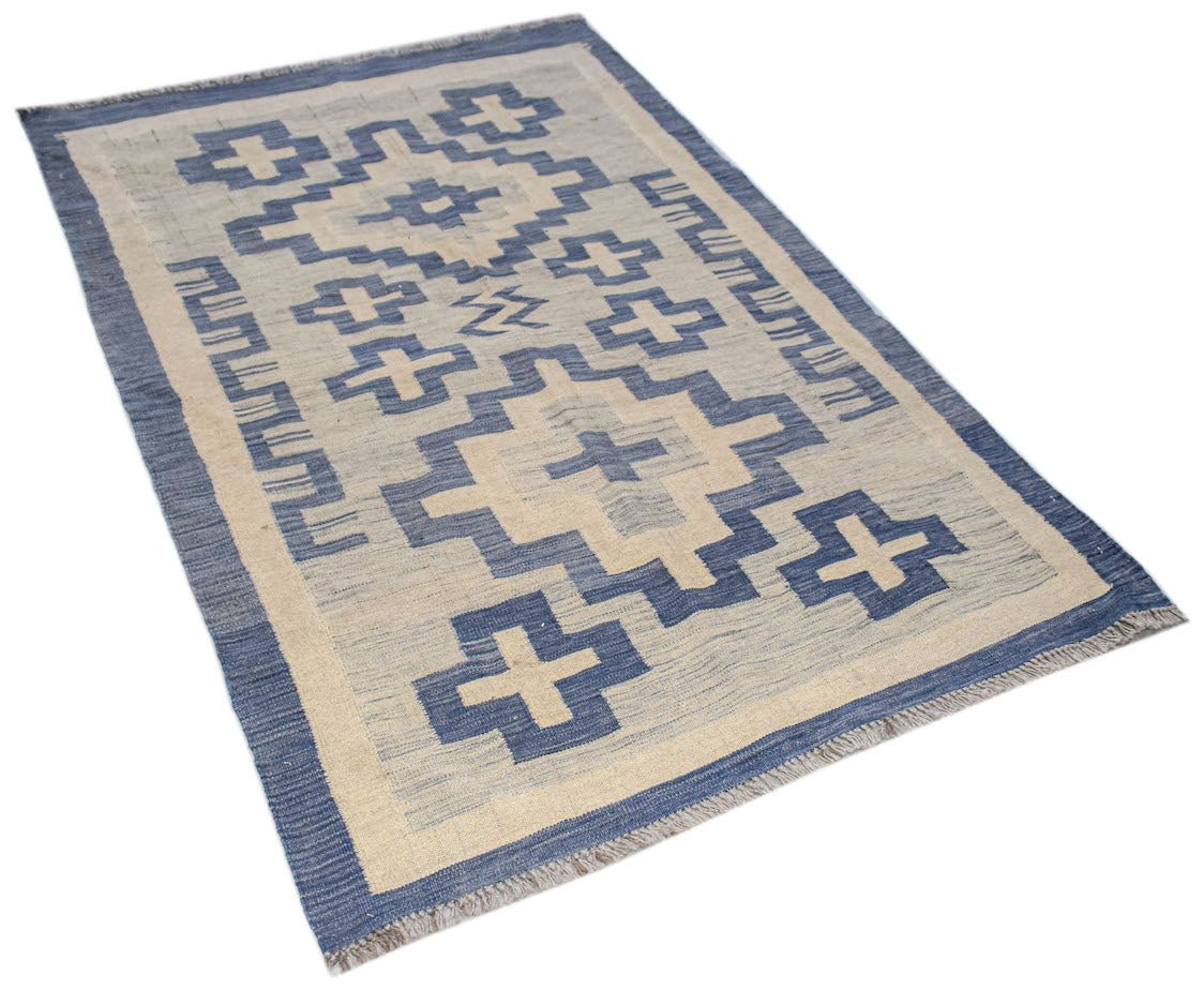 Handmade Afghan Maimana Kilim | 180 x 112 cm | 5'11" x 3' - Najaf Rugs & Textile