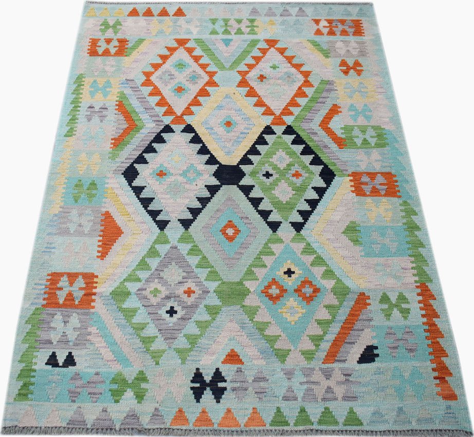 Handmade Afghan Maimana Kilim | 182 x 124 cm | 6' x 4'1" - Najaf Rugs & Textile