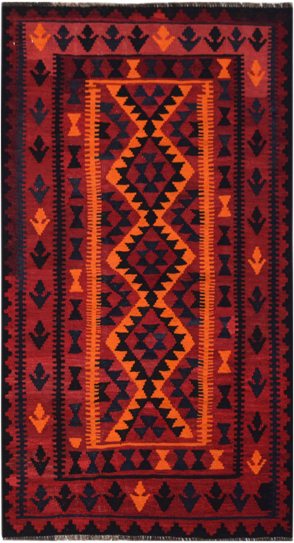 Handmade Afghan Maimana Kilim | 183 x 104 cm | 6' x 3'5" - Najaf Rugs & Textile