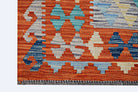 Handmade Afghan Maimana Kilim | 186 x 144 cm | 6'2" x 4'9" - Najaf Rugs & Textile