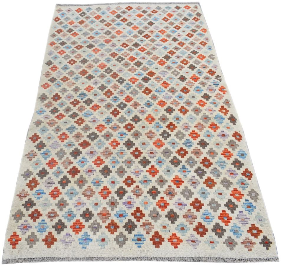 Handmade Afghan Maimana Kilim | 190 x 104 cm - Najaf Rugs & Textile