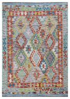 Handmade Afghan Maimana Kilim | 192 x 127 cm | 6'4" x 4'2" - Najaf Rugs & Textile