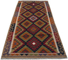 Handmade Afghan Maimana Kilim | 193 x 104 cm | 6'4" x 3'5" - Najaf Rugs & Textile