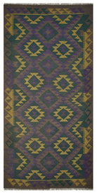 Handmade Afghan Maimana Kilim | 193 x 97 cm | 6'3" x 3'1" - Najaf Rugs & Textile